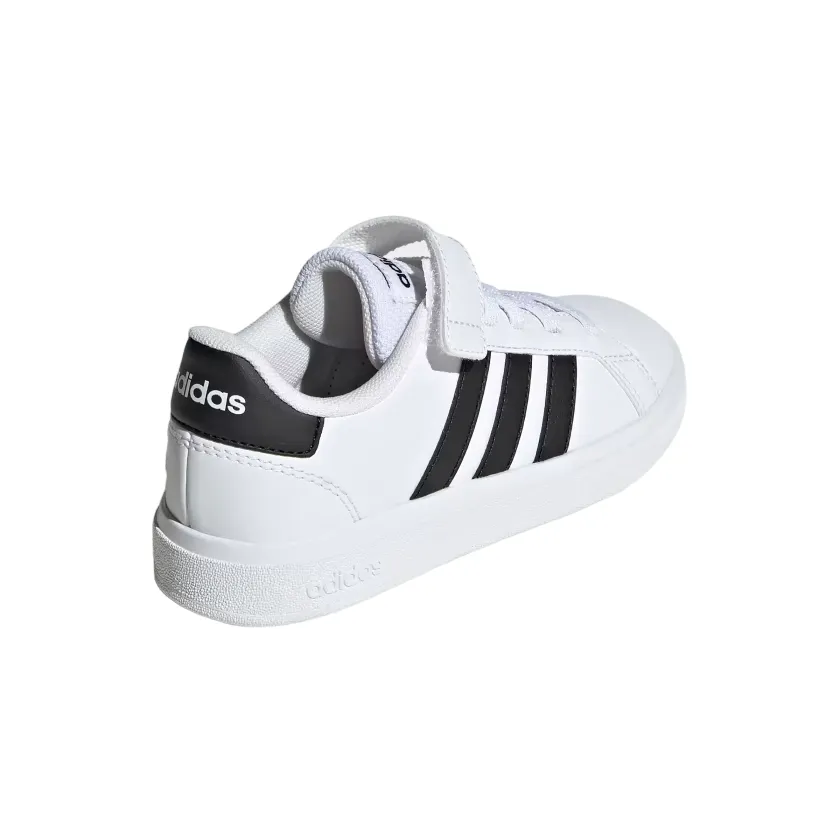 Adidas Grand Court 2.0 EL GW6521 white-black children's sneakers shoe
