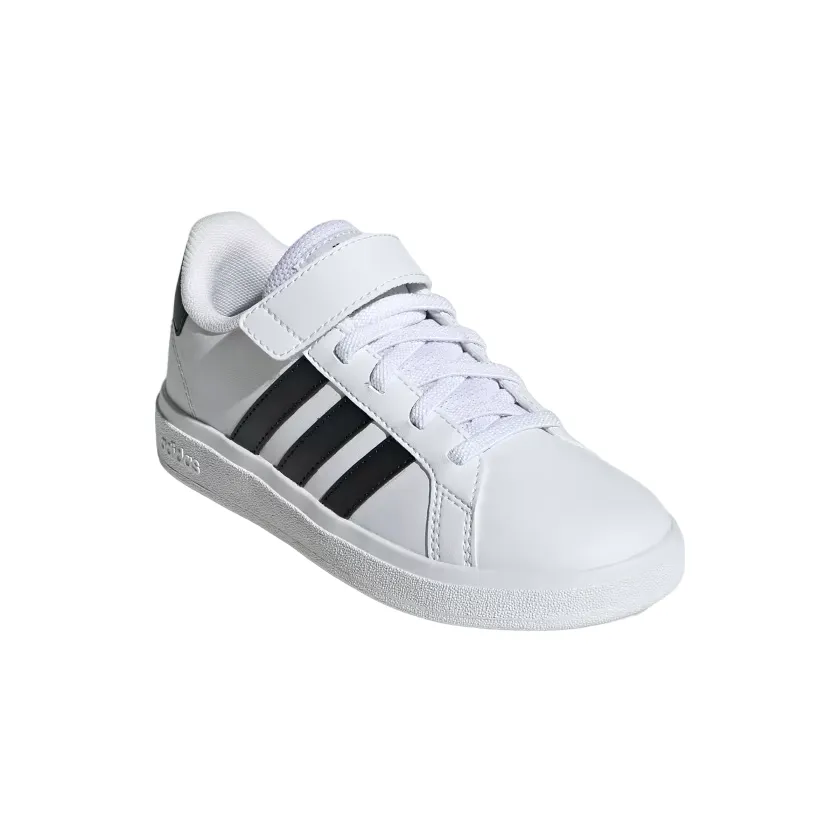 Adidas Grand Court 2.0 EL GW6521 white-black children's sneakers shoe