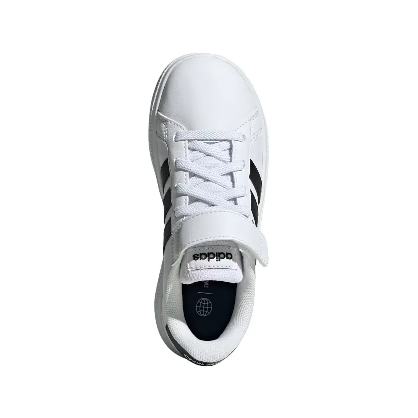 Adidas Grand Court 2.0 EL GW6521 white-black children's sneakers shoe