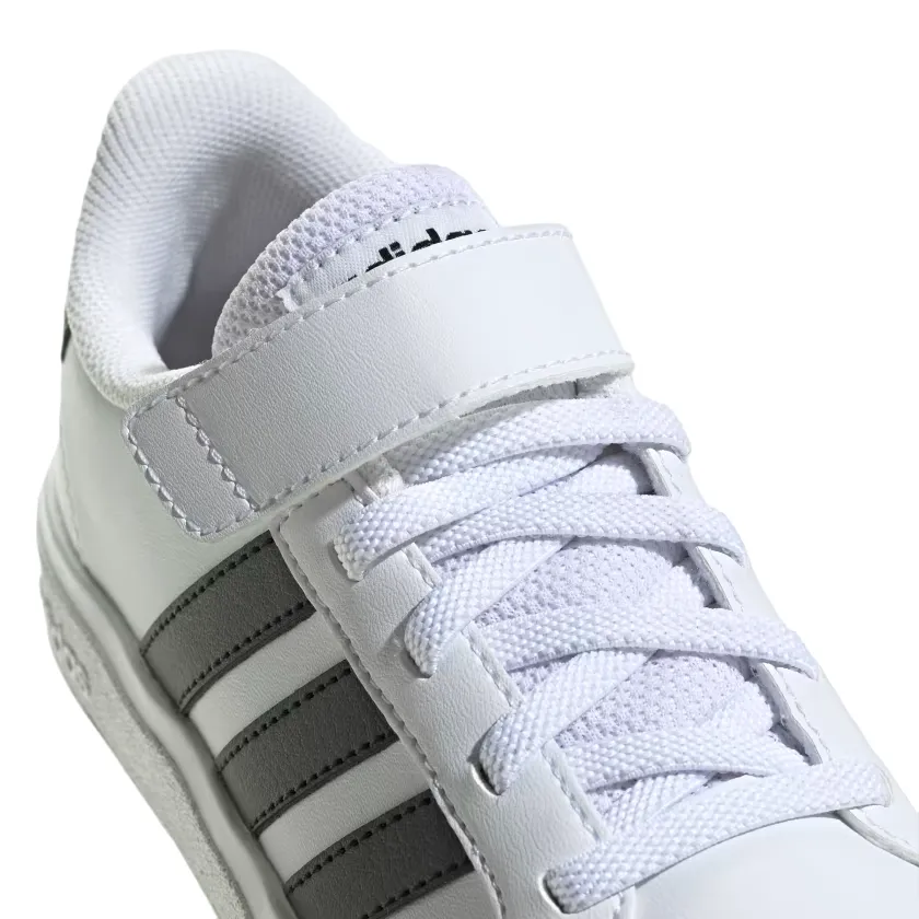 Adidas Grand Court 2.0 EL GW6521 white-black children's sneakers shoe