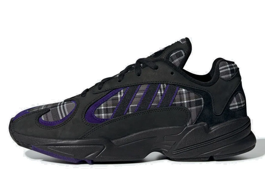 Adidas Originals Yung-1 Chunky Unisex Sneakers, Black/Purple