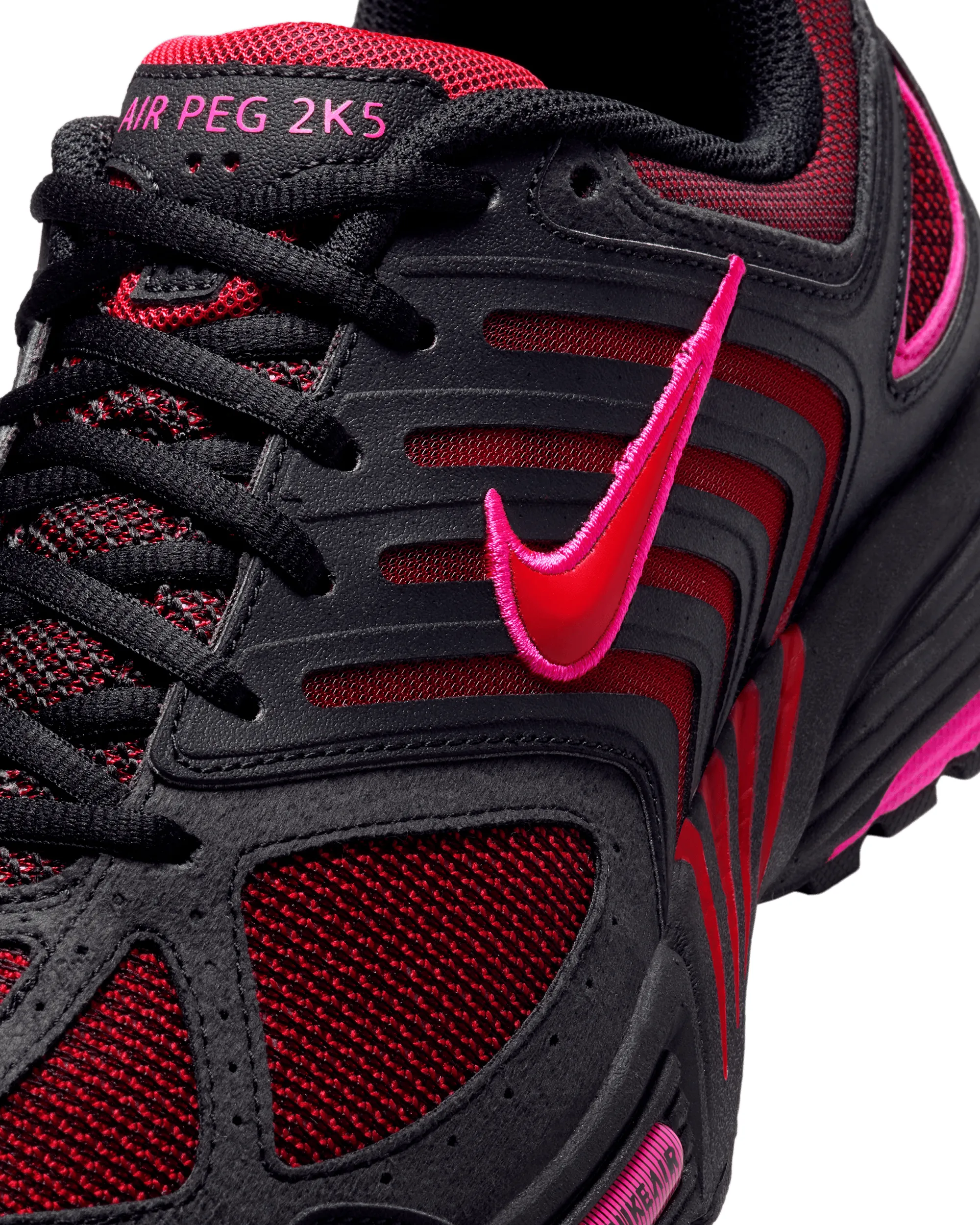 Air Pegasus 2005 Edge - Black / Fire Red-Fierce Pink