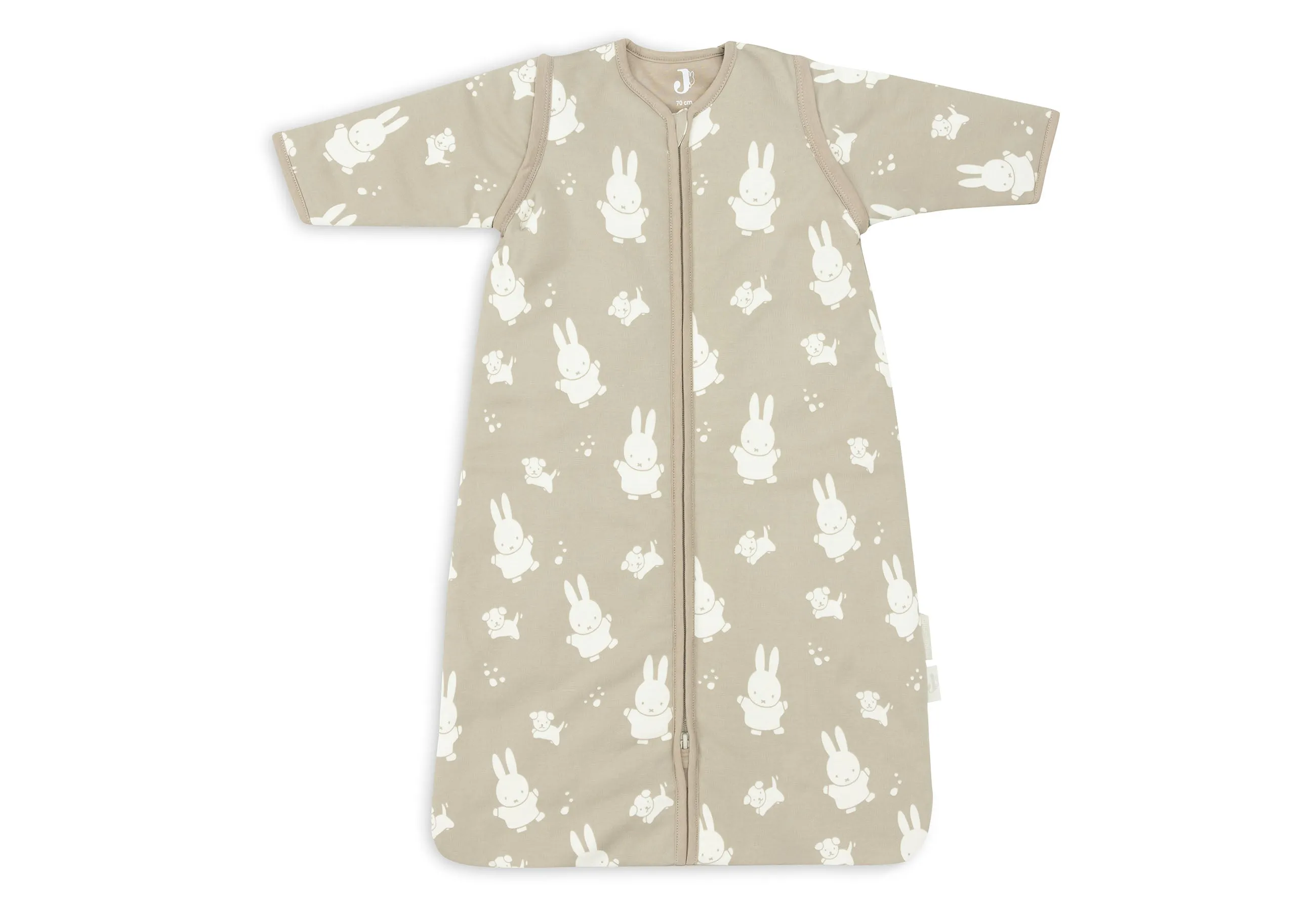 Baby Slaapzak met Afritsbare Mouw 70cm Miffy  Snuffy - Olive Green