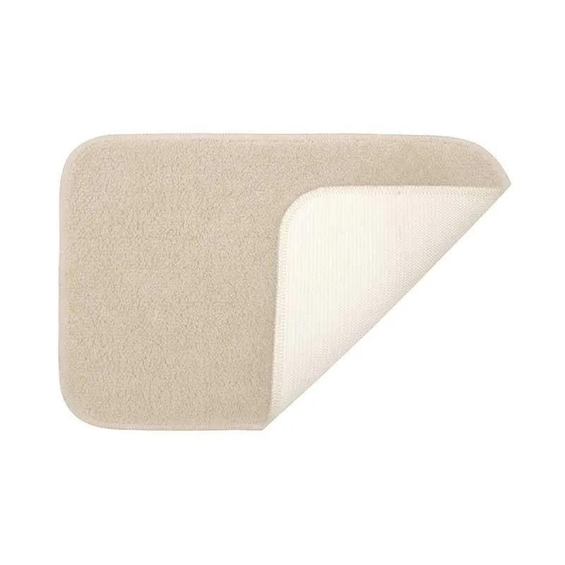 Beige Microfiber Bathmat