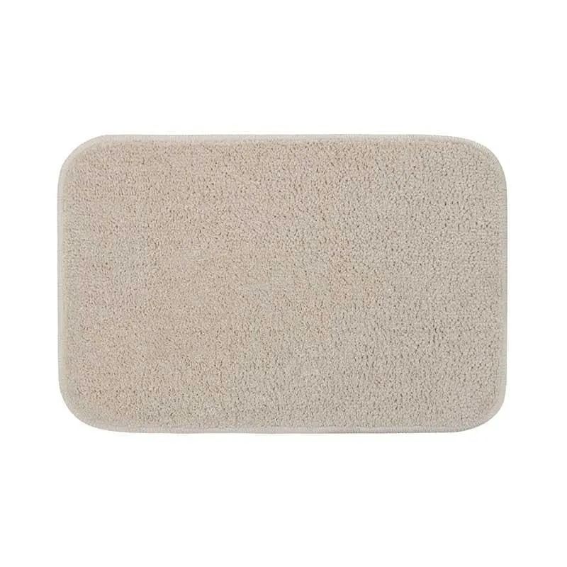 Beige Microfiber Bathmat