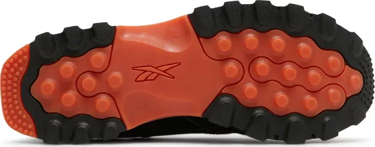 cardi b x wmns classic leather 'core black fiery orange' Reebok sneakers, black