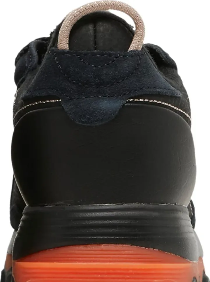 cardi b x wmns classic leather 'core black fiery orange' Reebok sneakers, black