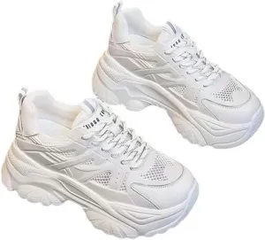Chunky Sneakers for Women & Girls Platform Running Shoes Thick Sole Walking Shoes for Travel & Sport