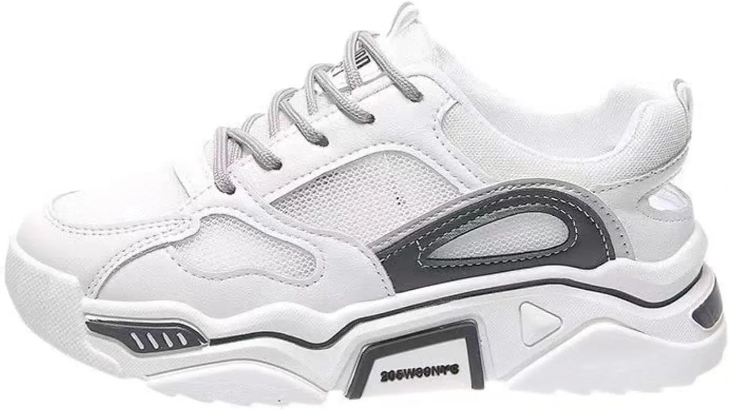 Chunky Sneakers for Women & Girls Summer Breathable Walking Shoes with 1.9-Inch Thick Sole - Comfortable