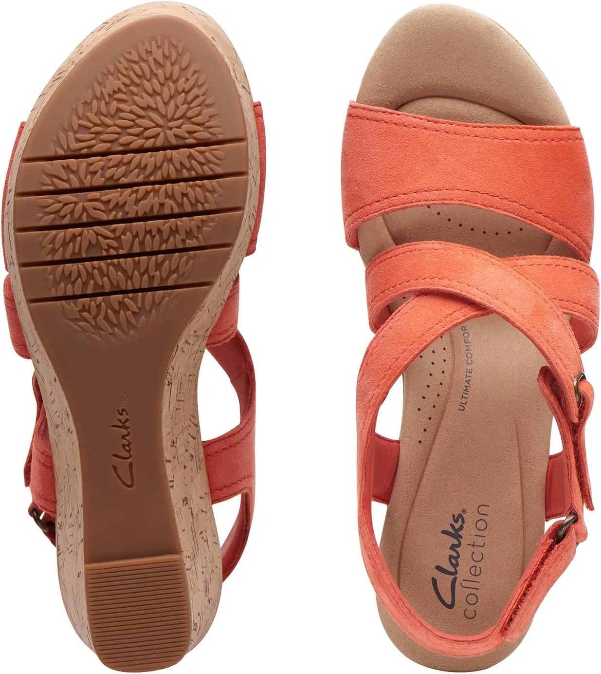 Clarks Women's Rose Way Wedge Sandal