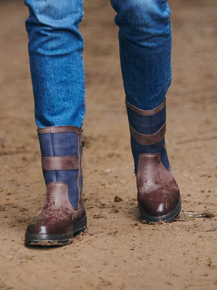 DUBARRY Roscommon Country Boots - Navy & Brown