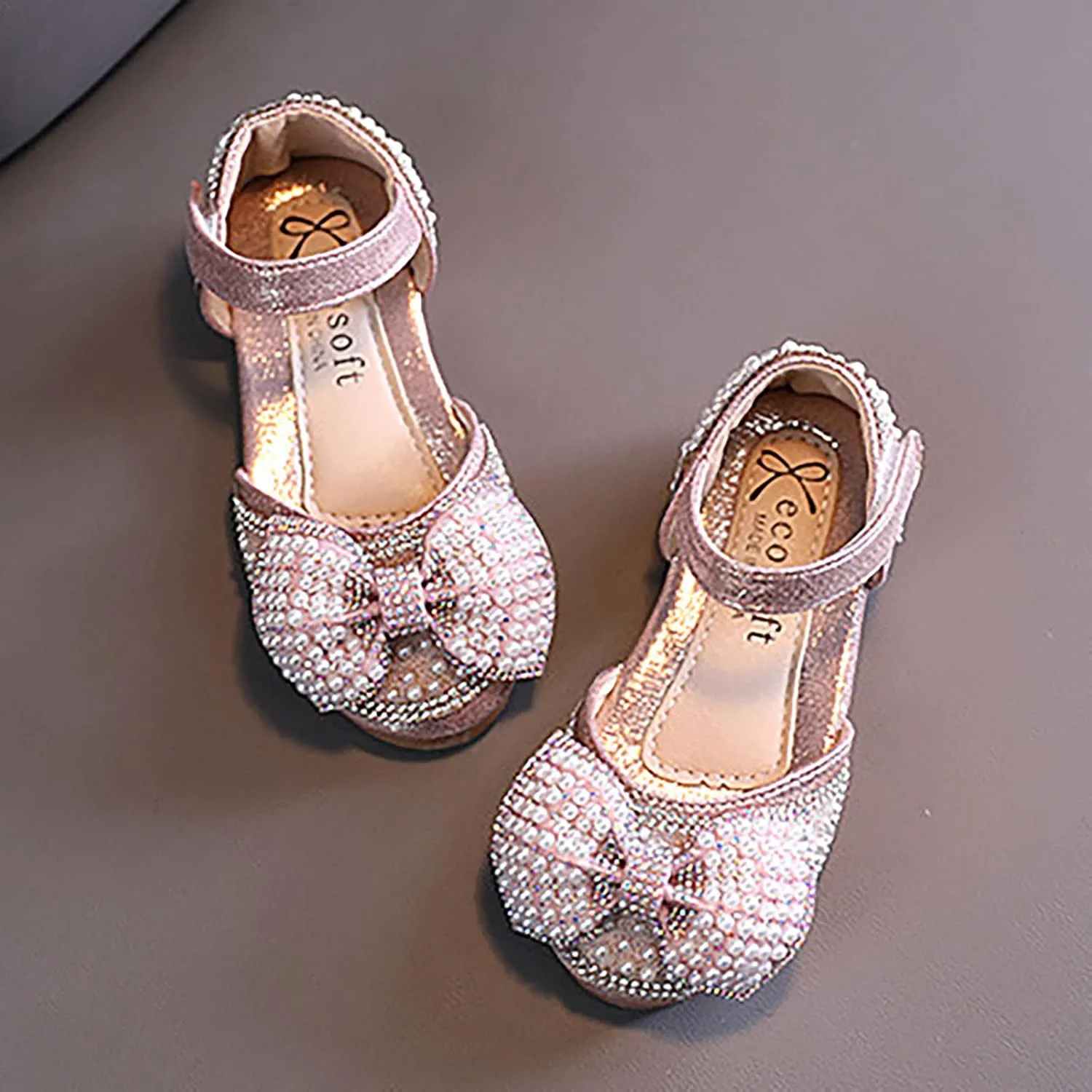 Fashion Spring and Summer Children Dance Shoes Girls Dress Performance Princess Shoes Flat Toddler Shoes Girl Size 6