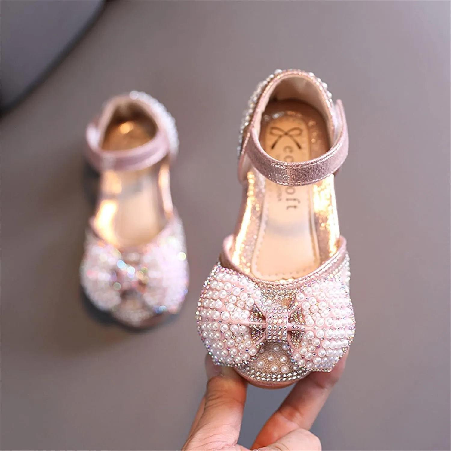 Fashion Spring and Summer Children Dance Shoes Girls Dress Performance Princess Shoes Flat Toddler Shoes Girl Size 6