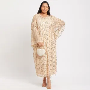 Festive Sequins Plus Size Kaftan