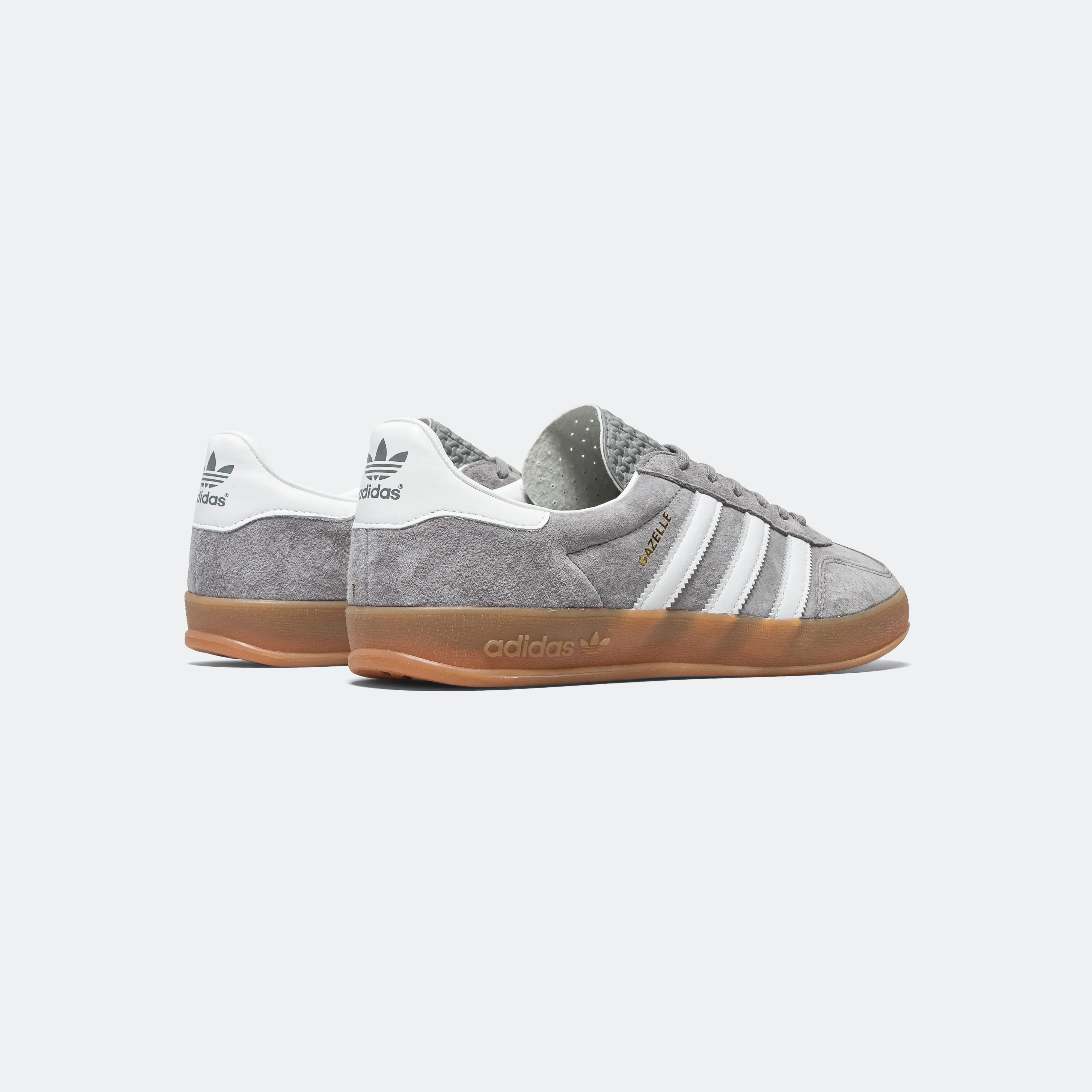 Gazelle Indoor - Grey Three/Cloud White-Gum