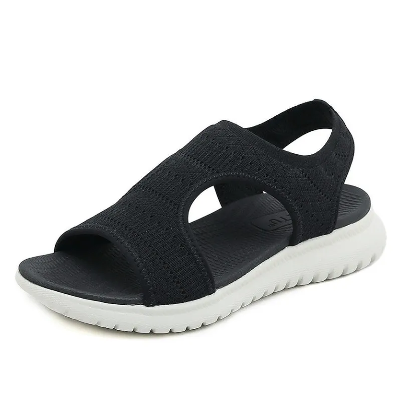 GroovyWish Women Walking Orthopedic Sandals Mesh Hollow Out Trendy Summer Sandals