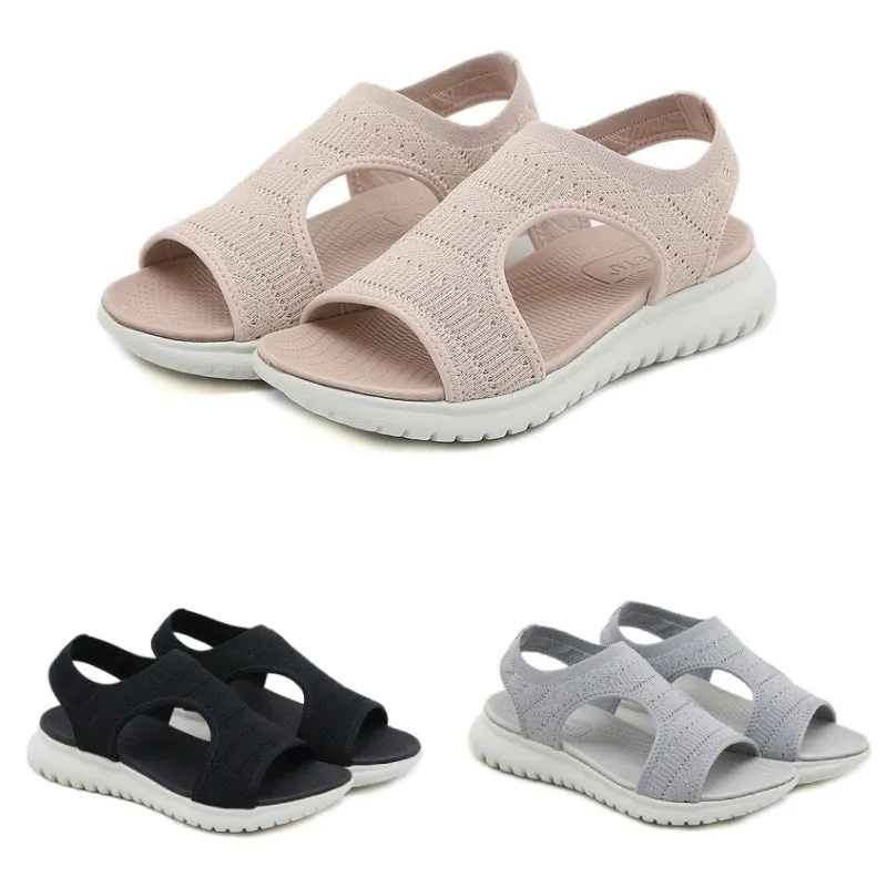 GroovyWish Women Walking Orthopedic Sandals Mesh Hollow Out Trendy Summer Sandals