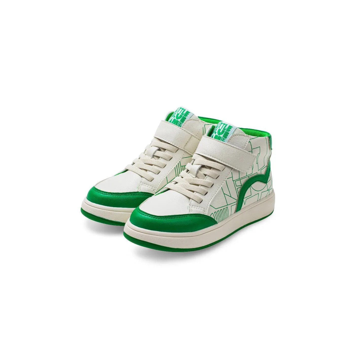 Haus Soft Sole Kids Green High-top Sneakers