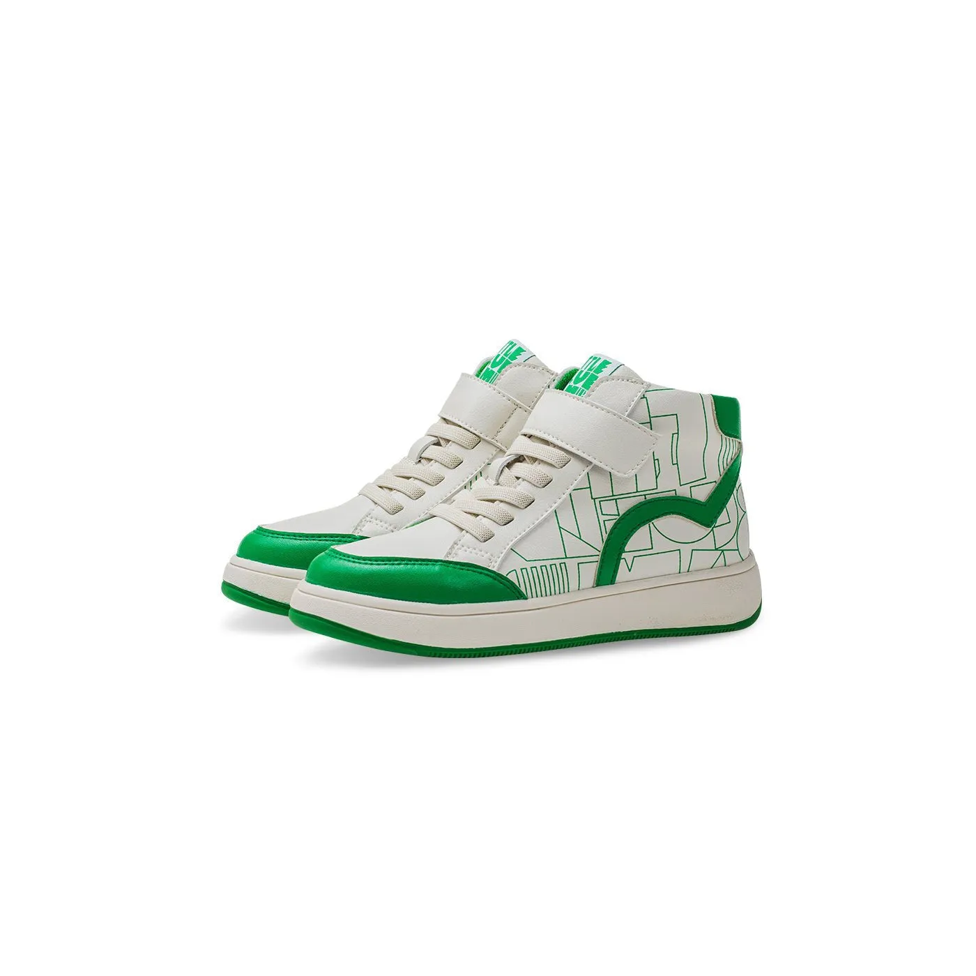 Haus Soft Sole Kids Green High-top Sneakers