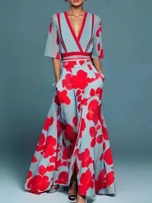 Jaelle™  | Elegant Floral Maxi Dress (Almost Sold Out)