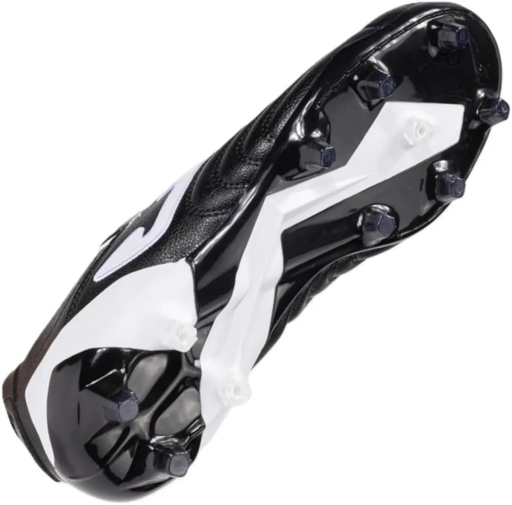 Joma Soccer Boots Firm Ground, 6.5-11 - Professional Cleats - Microfiber Upper, Chrome Sole, Heel Reinforcement, and Sock-Like Fit - Aguila Cup FG