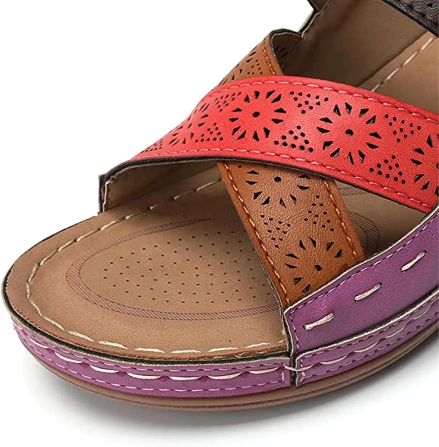 Ladmiple Dress Sandals For Women Orthotic Dressy Summer Casual Walking Comfortable Orthopedic Flip Flops With Arch Support
