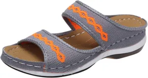 Ladmiple Dress Sandals For Women Orthotic Dressy Summer Flips Flops Orthopedic Slides Arch Support Plantar Fasciitis