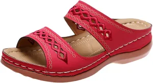 Ladmiple Sandals Women Beach Cute Orthotic Slides Comfortable Dressy Summer Walking Orthopedic Flip Flops with Arch Support