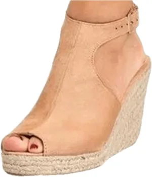 Ladmiple Sandals Women,Womens Platform Sandal High Heel Wedge Slippers Flip Flop Summer Casual Travel Ankle Buckle Shoes