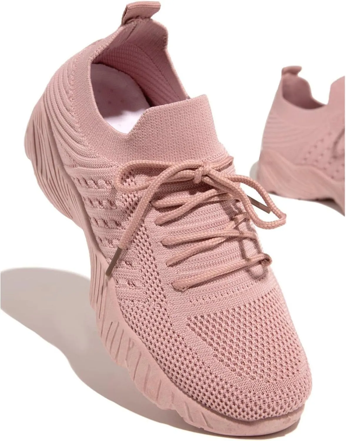Ladmiple Tennis Shoes Womens Walking Running Slip on Sock Sneakers Lady Mesh Loafers Non Slip Fashion Casual Athletic Shoes