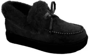 Lausiuoe Boots For Women Ankle Booties Warm Slip On Comfortable Winter Snow Fur Boots Fashion Casual Walking Loafers Shoes