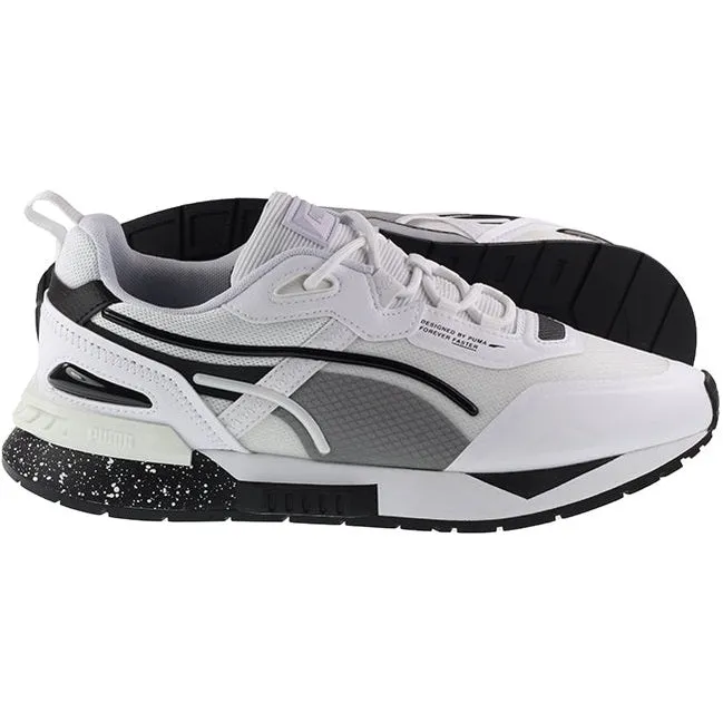 Puma Trainers Mens Mirage Tech Bubble White Black