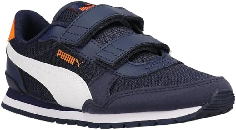 PUMA Unisex-Child St Runner Hook and Loop Sneaker