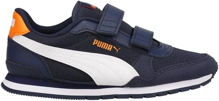 PUMA Unisex-Child St Runner Hook and Loop Sneaker