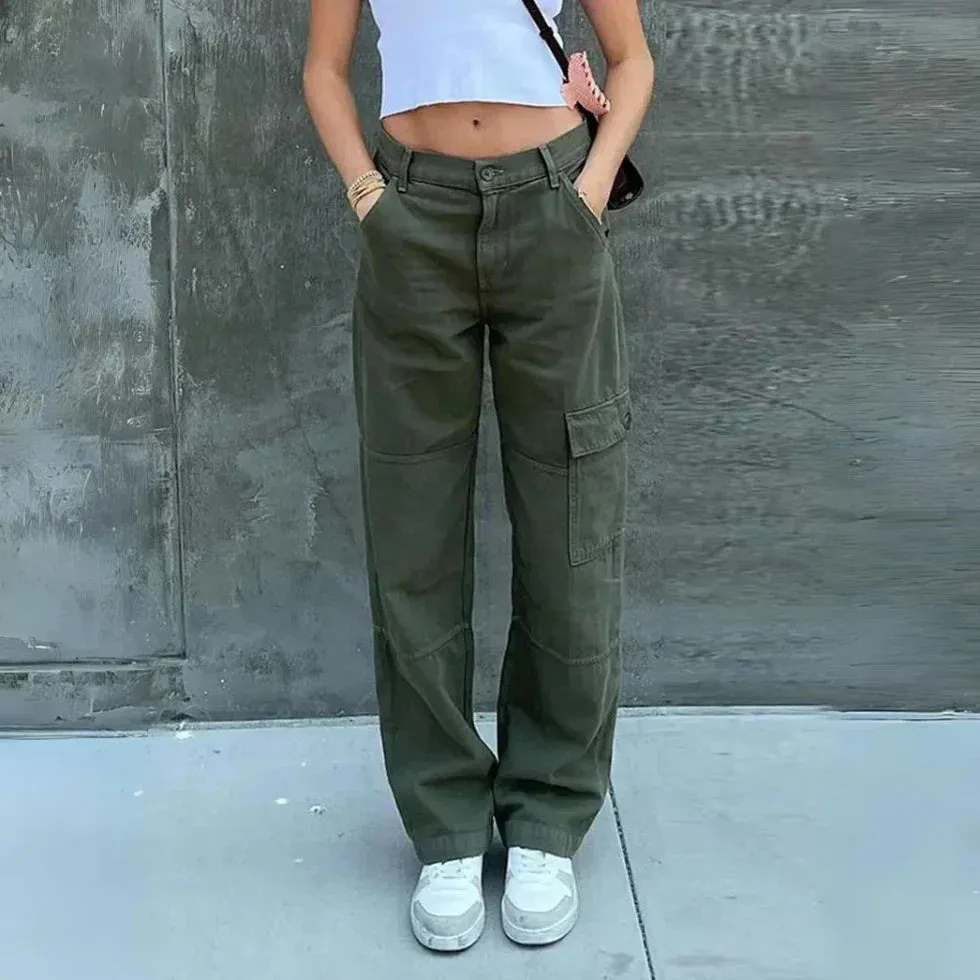 Relaxte Cargo Broek voor Vrouwen - Comfortabel en Trendy