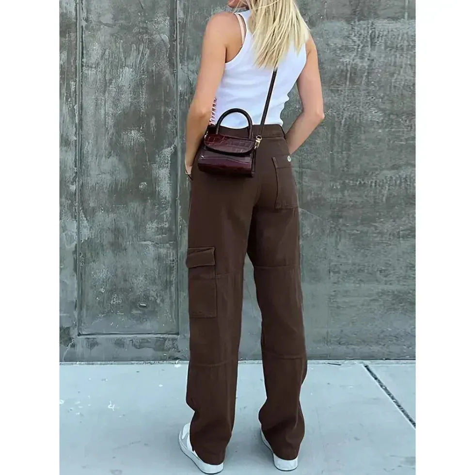 Relaxte Cargo Broek voor Vrouwen - Comfortabel en Trendy