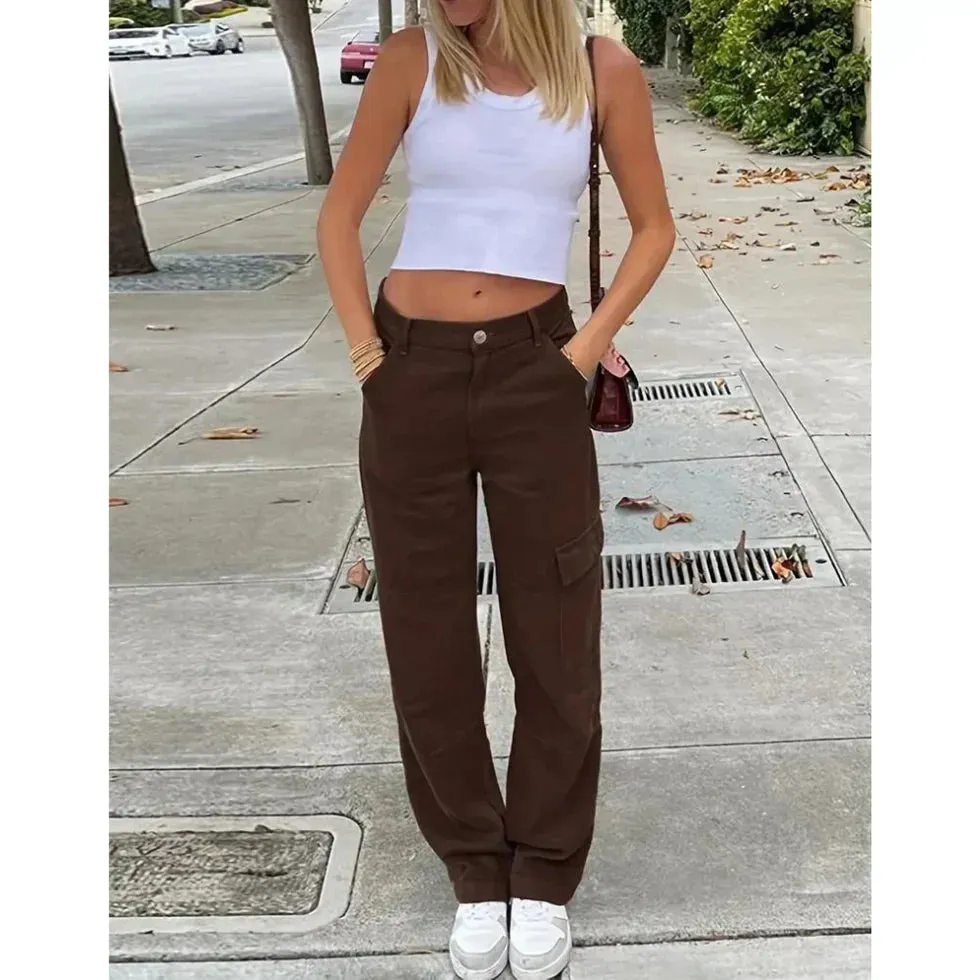 Relaxte Cargo Broek voor Vrouwen - Comfortabel en Trendy
