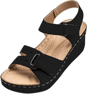 Shoes for Bunions and Wide Feet Women Sandalias Para Mujer Elegantes En Rojo White Sandals Women Comfort Arch Supports for Plantar Fasciitis Womens Orthopedic Shoes Slip On Heels for Women Dressy