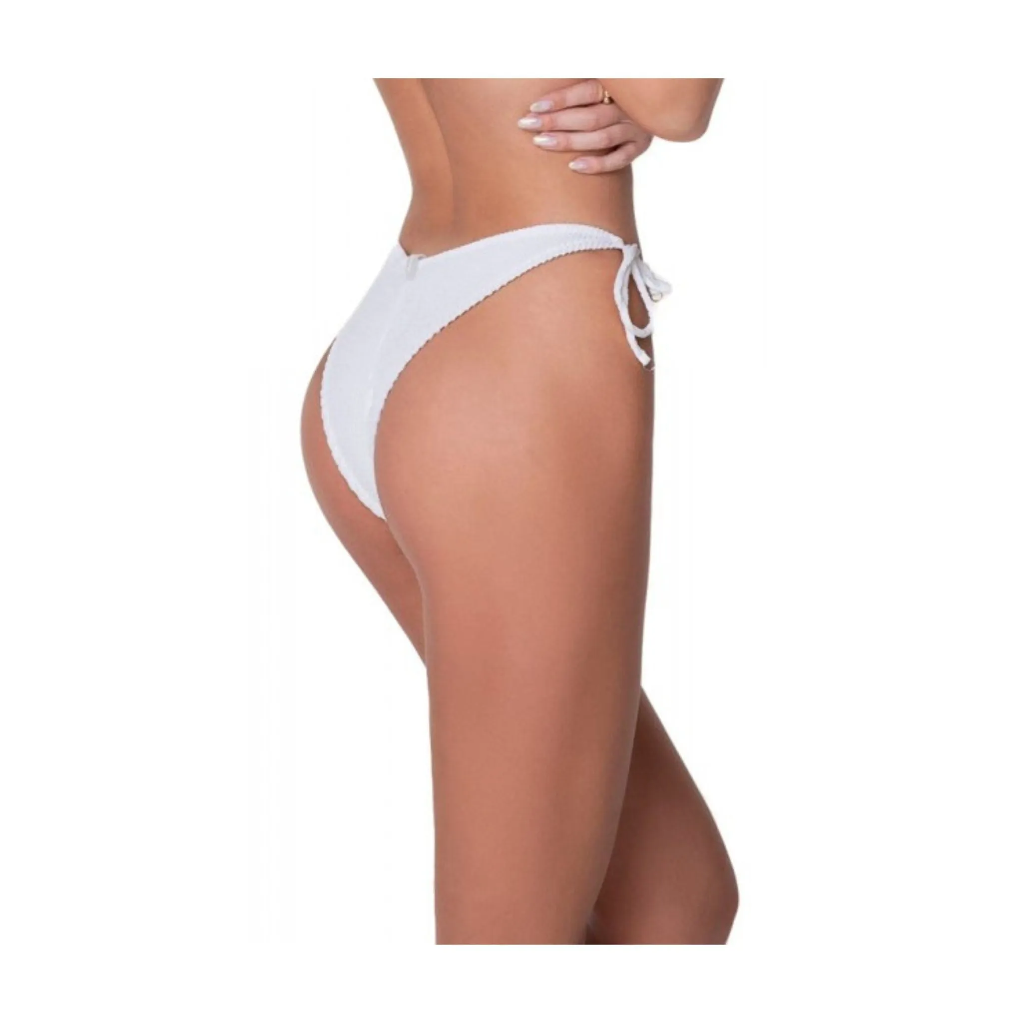 Slip Donna Bianco goffrato