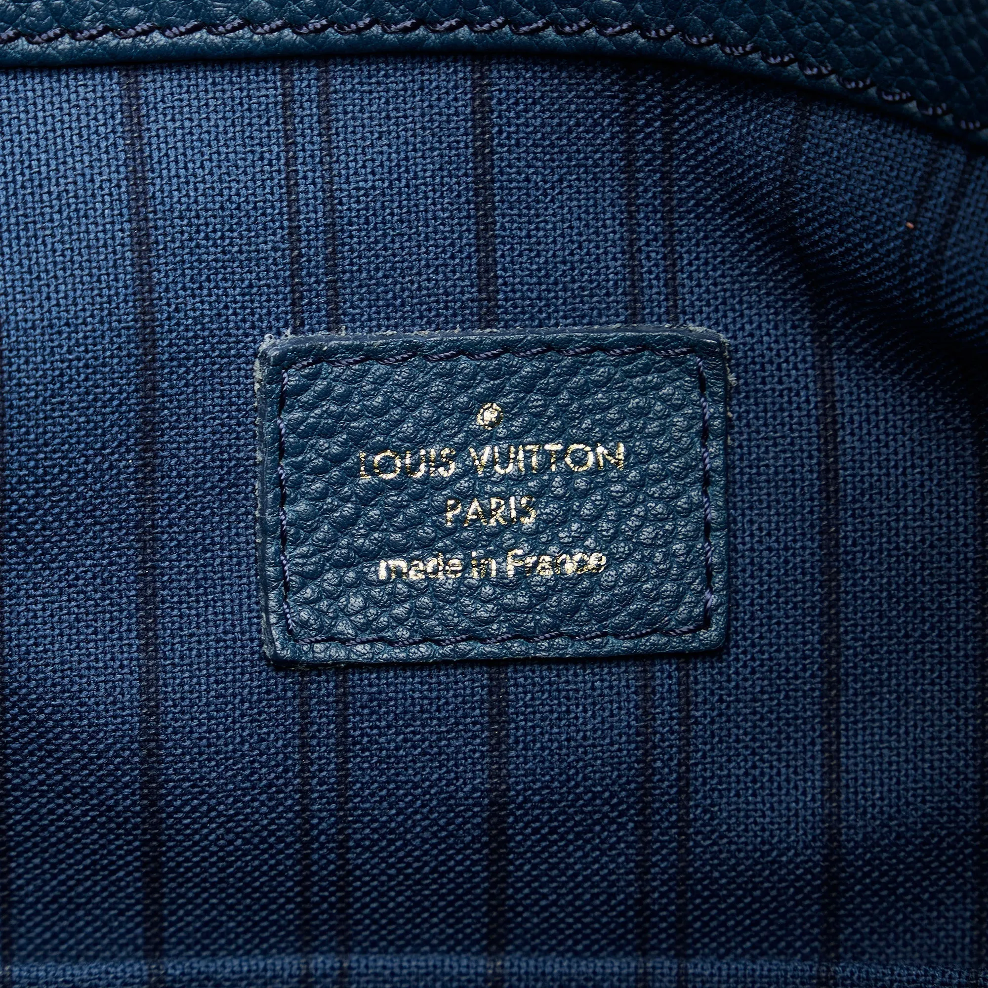 Trendy Inspired Louis Vuitton Arts Mm Blue Monogram Empreinte